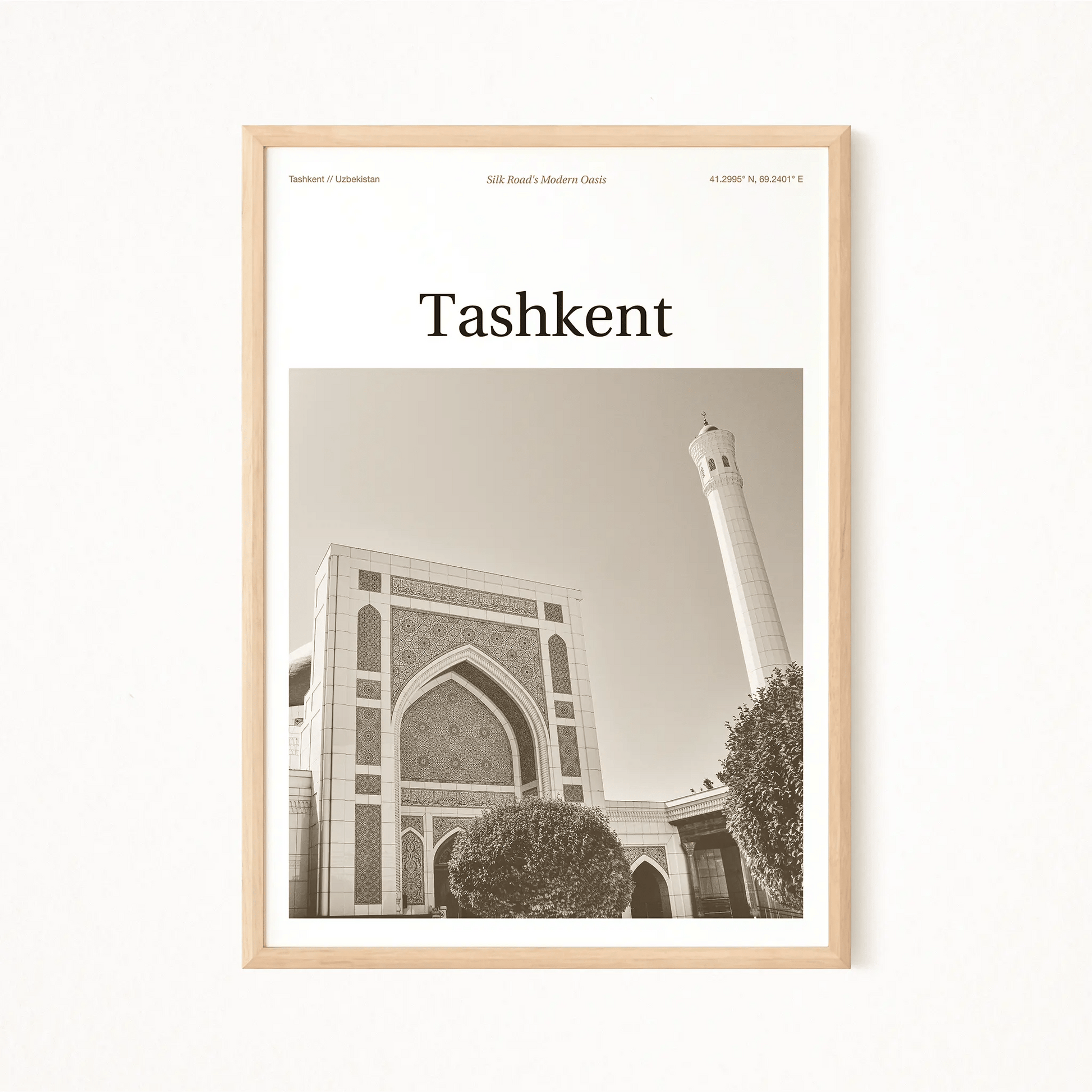 Tashkent Essence Poster - The Globe Gallery