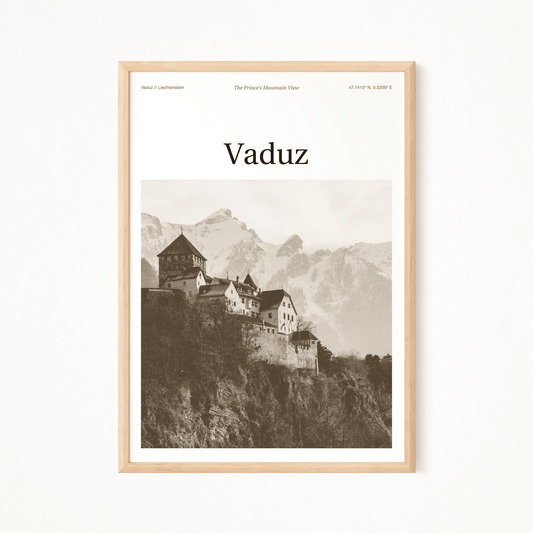 Vaduz Essence Poster - The Globe Gallery