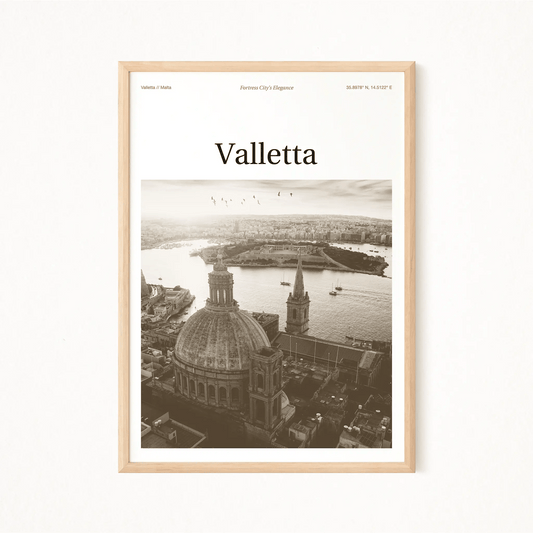 Valletta Essence Poster - The Globe Gallery