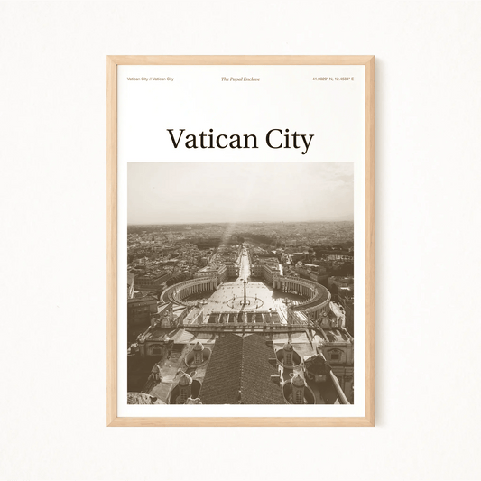 Vatican City Essence Poster - The Globe Gallery