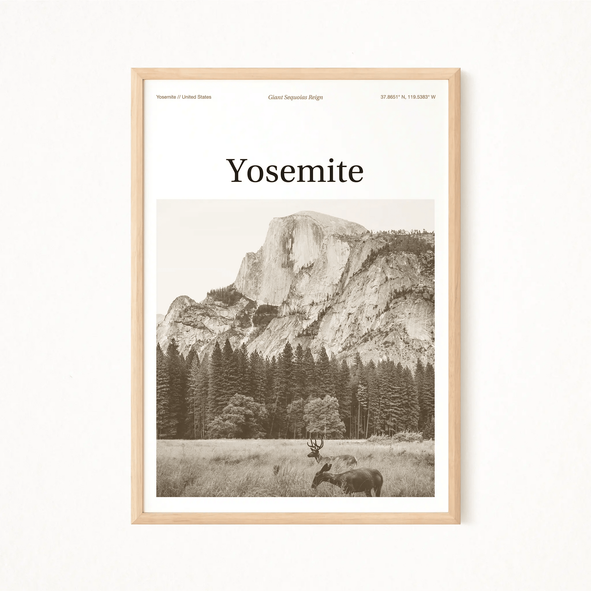 Yosemite Essence Poster - The Globe Gallery